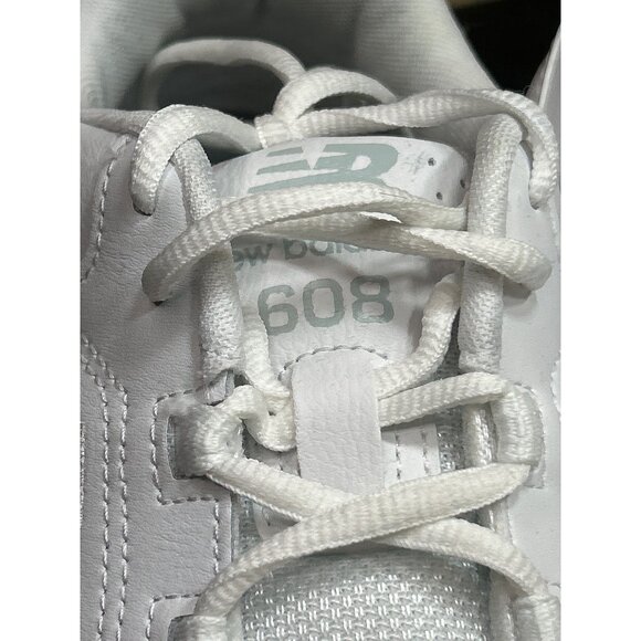 New Balance 608 Unisex Training Shoes White Leather M11.5 W13 main image 6